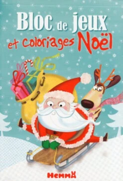 Bloc De Jeux Et Coloriages Noël
